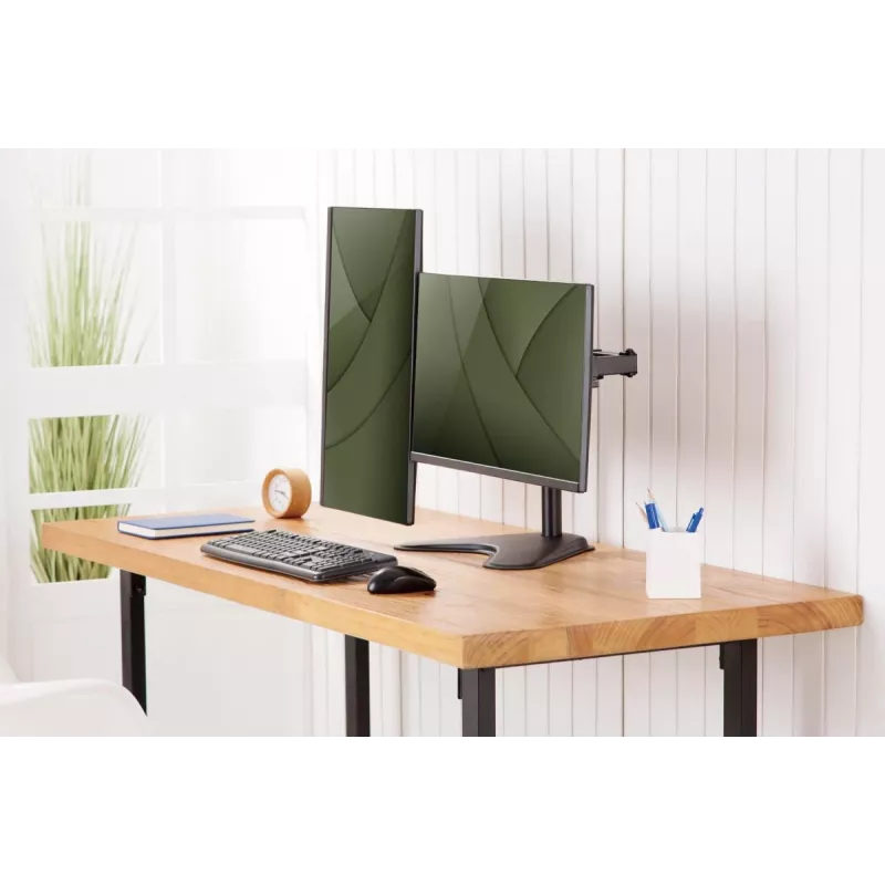 DIGITUS supporto universale per doppio monitor 17–32