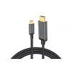 DIGITUS cavo adattatore da USB-C a HDMI, 4K/30 Hz, 1,8 m, nero