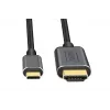 DIGITUS cavo adattatore da USB-C a HDMI, 4K/30 Hz, 1,8 m, nero