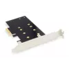 Scheda di espansione DIGITUS M.2 NGFF/NVMe SSD PCI-Express supporta chiavi B, M e B+M, dimensioni 80, 60, 42 e 30 mm