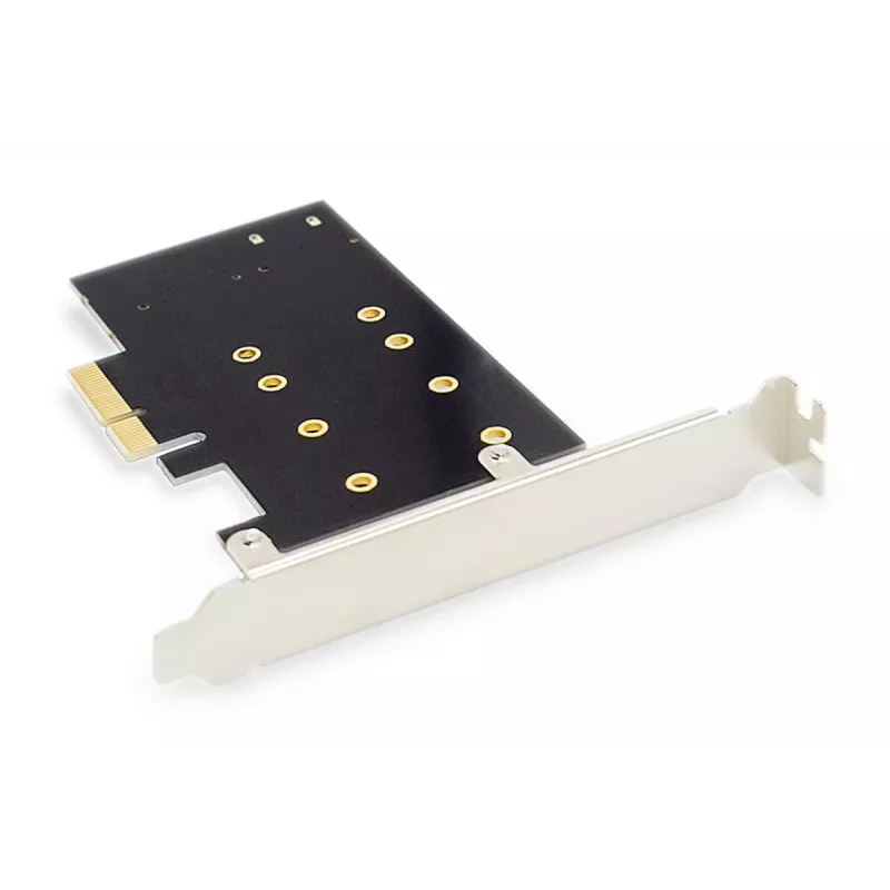 Scheda di espansione DIGITUS M.2 NGFF/NVMe SSD PCI-Express supporta chiavi B, M e B+M, dimensioni 80, 60, 42 e 30 mm