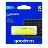 Chiavetta USB GOODRAM UME2 8 GB USB 2.0 Type-A, gialla, design con cappuccio