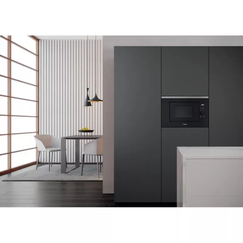 Microonde da incasso con grill WHIRLPOOL WMF201G, 800 W, 20 L, acciaio inox/nero