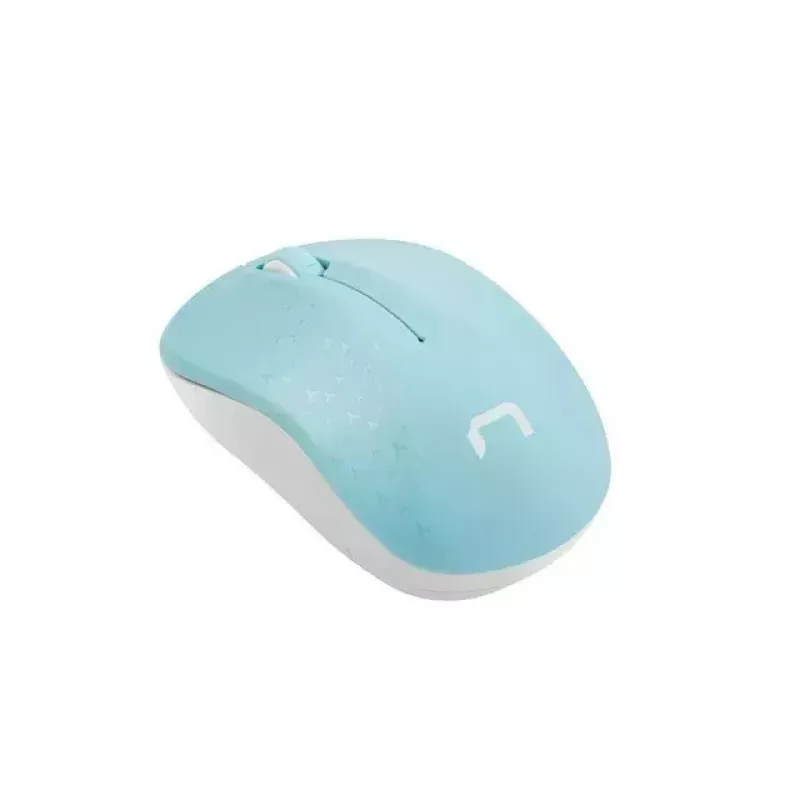 Mouse NATEC Toucan Wireless 1600dpi ottico bianco blu
