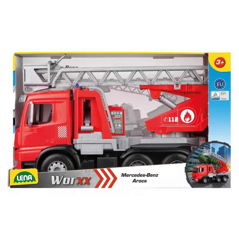 Lena Worxx camion dei pompieri con scala Arocs