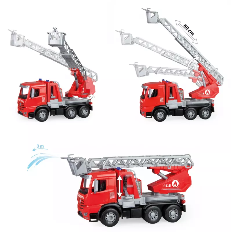 Lena Worxx camion dei pompieri con scala Arocs