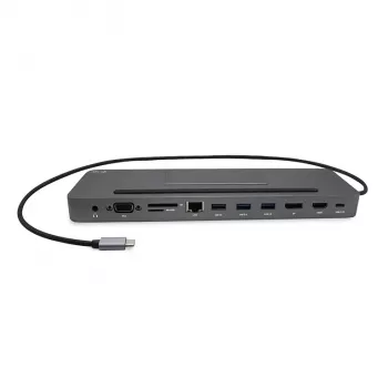 Docking station ergonomica in metallo i-tec USB-C 4K 3x display + Power Delivery 85 W