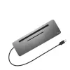 Docking station ergonomica in metallo i-tec USB-C 4K 3x display + Power Delivery 85 W