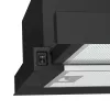 Cappa aspirante Gorenje TH60E3B da sottopensile (estraibile) nero 350 m³/h