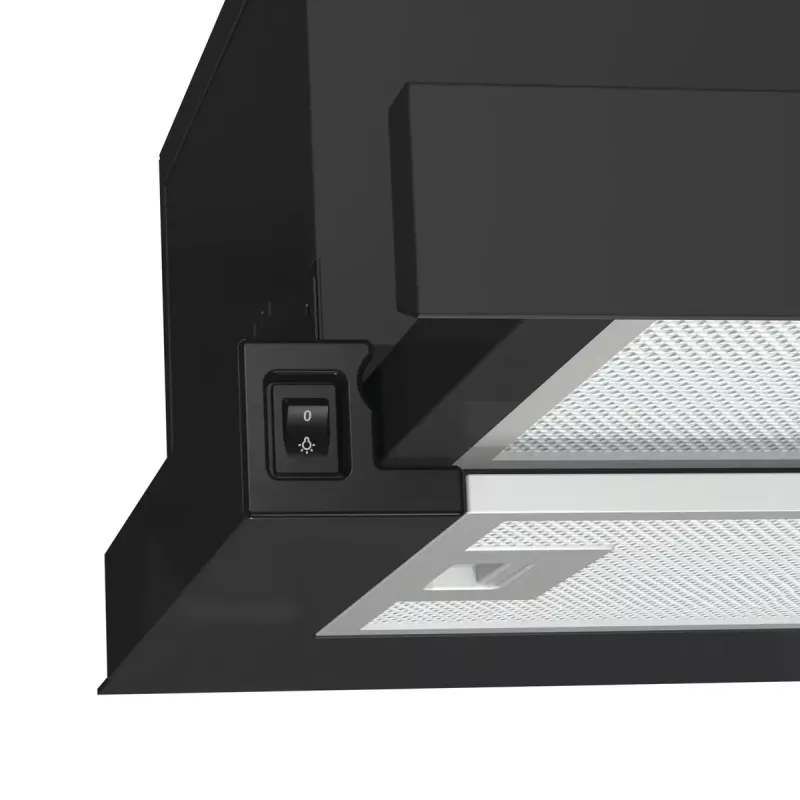 Cappa aspirante Gorenje TH60E3B da sottopensile (estraibile) nero 350 m³/h