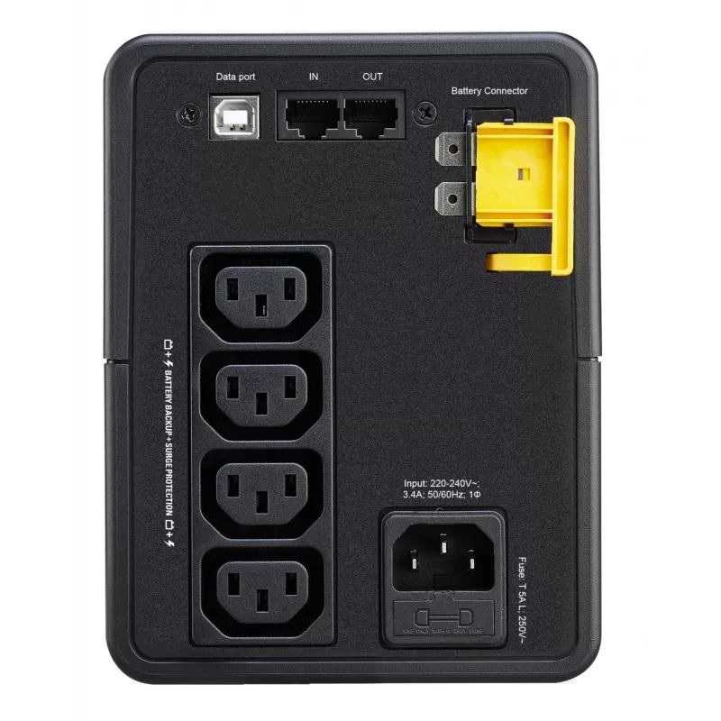 APC Back-UPS BX750MI - 750VA, 4x C13, USB, Line-Interactive, 0.75 kVA, 410 W, sinusoidale, 140 V, 300 V