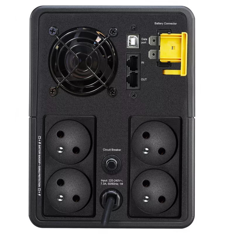 APC Back-UPS, 1600VA, Tower, 230V, 4x prese francesi Schuko CEE 7/5, AVR