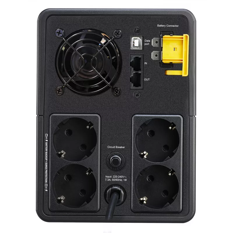 APC Back-UPS, 1600VA, Tower, 230V, 4x prese Schuko CEE 7/7, AVR