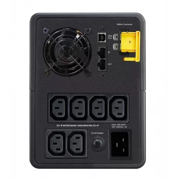 APC Back-UPS, 2200VA, Tower, 230V, 6x prese IEC C13, AVR, Line-Interactive, 2,2 kVA, 1200 W, sinusoidale, 140 V, 300 V
