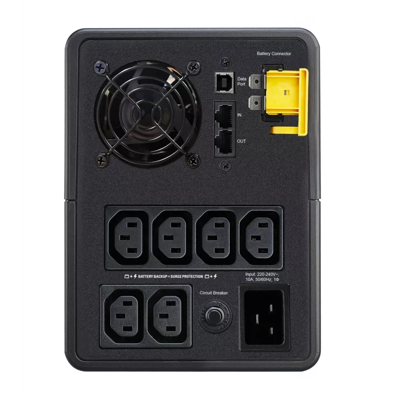 APC Back-UPS, 2200VA, Tower, 230V, 6x prese IEC C13, AVR, Line-Interactive, 2,2 kVA, 1200 W, sinusoidale, 140 V, 300 V