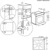 Electrolux EOF3H40X 2790 W nero, acciaio inox