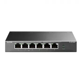 TP-Link TL-SF1006P switch di rete unmanaged Fast Ethernet (10/100) Power over Ethernet (PoE) nero