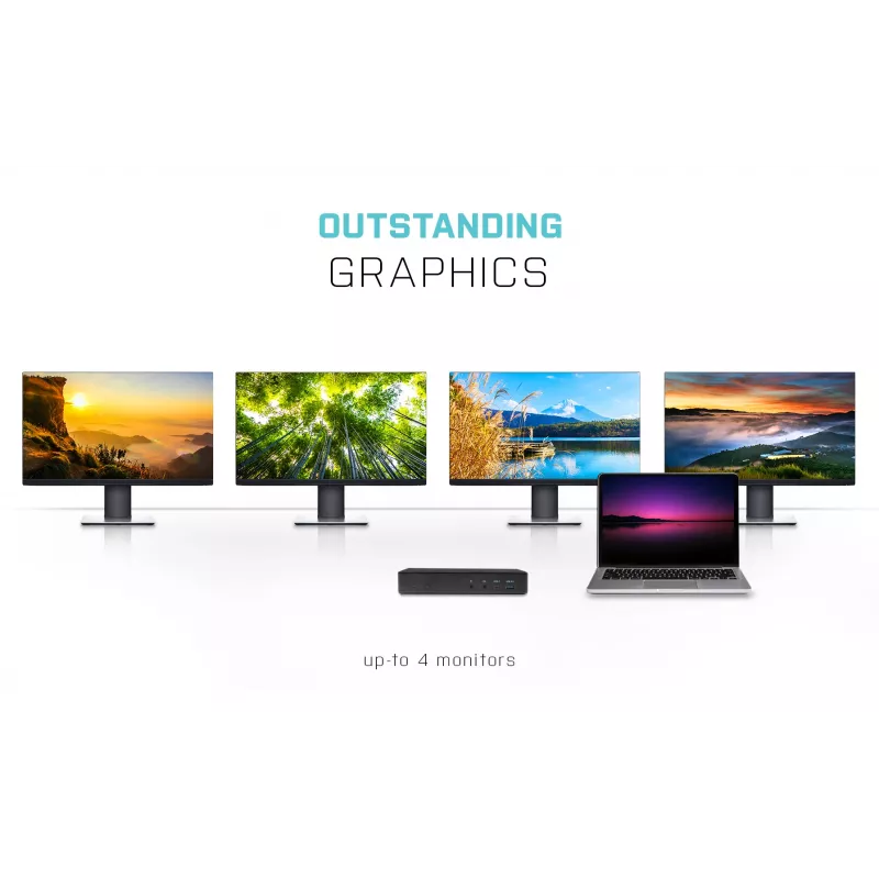 Docking station i-tec USB-C Quattro Display con Power Delivery 85 W