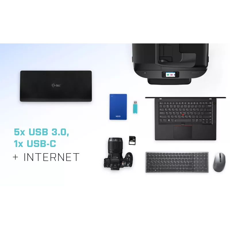 Docking station i-tec USB-C Quattro Display con Power Delivery 85 W