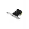 ICY BOX IB-PCI1901-C32 scheda controller PCIe 3.0 x4, 1x USB-C 3.2 Gen 2x2, nera