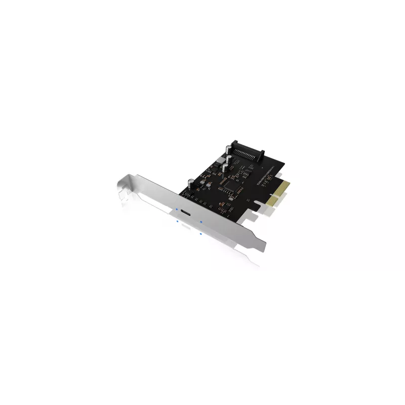 ICY BOX IB-PCI1901-C32 scheda controller PCIe 3.0 x4, 1x USB-C 3.2 Gen 2x2, nera