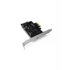 ICY BOX IB-PCI1901-C32 scheda controller PCIe 3.0 x4, 1x USB-C 3.2 Gen 2x2, nera