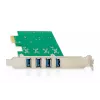 Scheda di espansione PCIe USB 3.0 DIGITUS, 4 porte A/F, chipset: VL805, autoalimentata