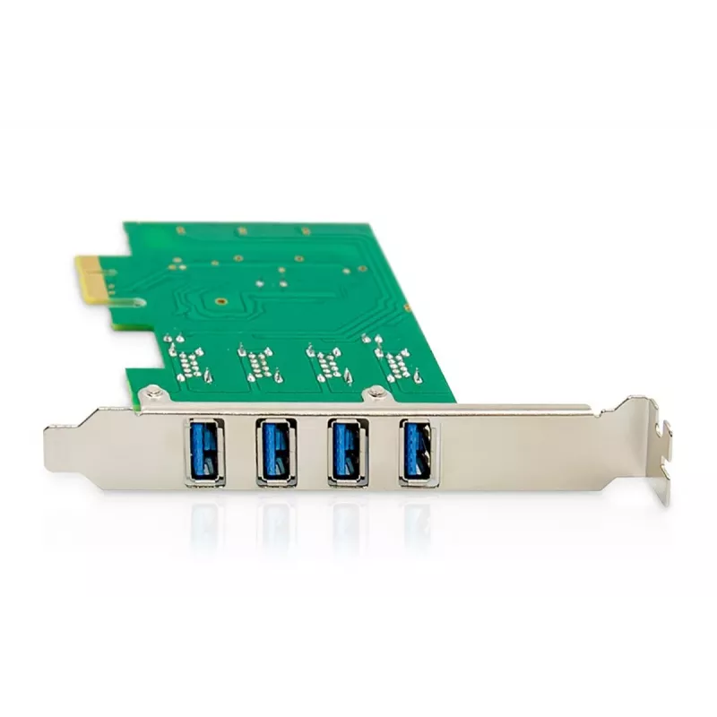 Scheda di espansione PCIe USB 3.0 DIGITUS, 4 porte A/F, chipset: VL805, autoalimentata