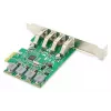 Scheda di espansione PCIe USB 3.0 DIGITUS, 4 porte A/F, chipset: VL805, autoalimentata