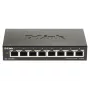 D-Link DGS-1100-08V2 Managed L2 Gigabit Ethernet (10/100/1000) nero