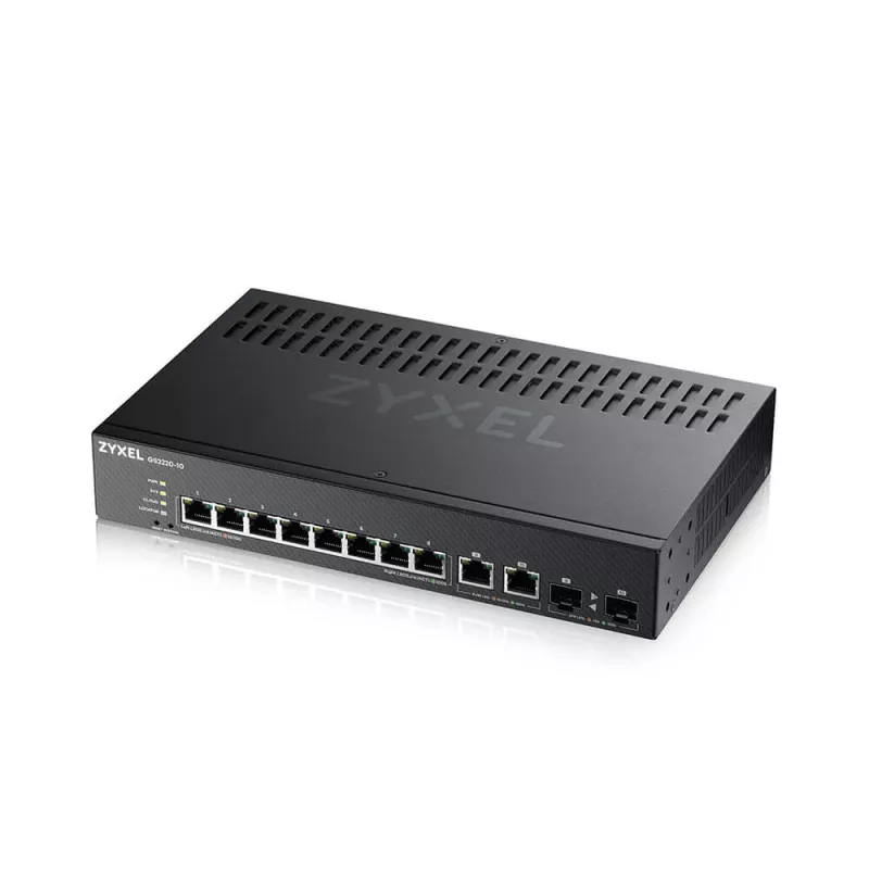 Zyxel GS2220-10-EU0101F Switch di rete Managed L2 Gigabit Ethernet (10/100/1000) nero