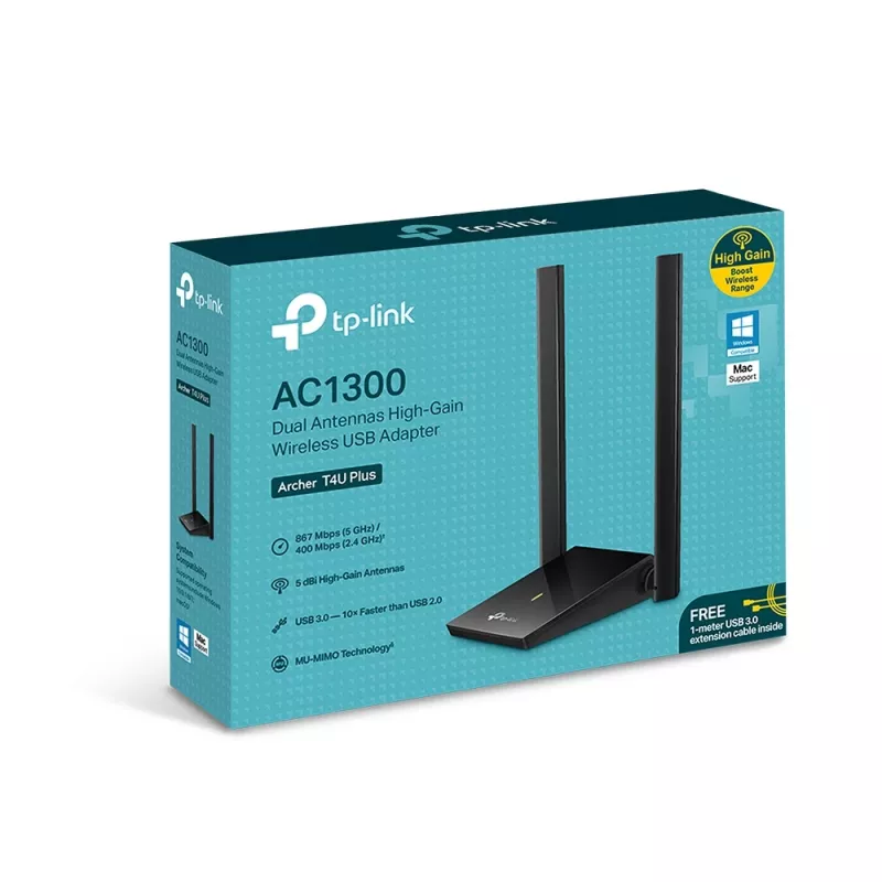 Adattatore wireless TP-Link Archer T4U Plus Dual-band Wi-Fi 5