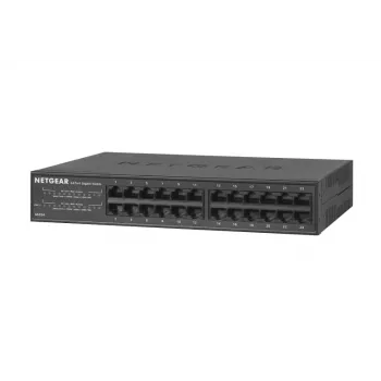 NETGEAR GS324 switch non gestito Gigabit Ethernet (10/100/1000) nero