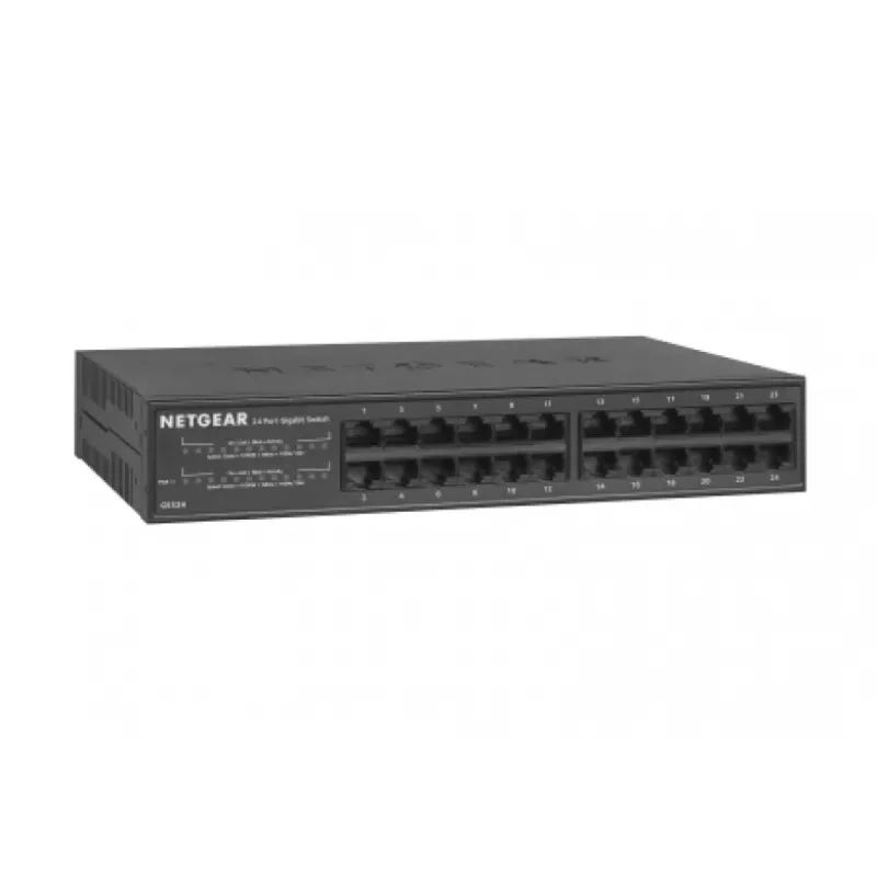 NETGEAR GS324 switch non gestito Gigabit Ethernet (10/100/1000) nero