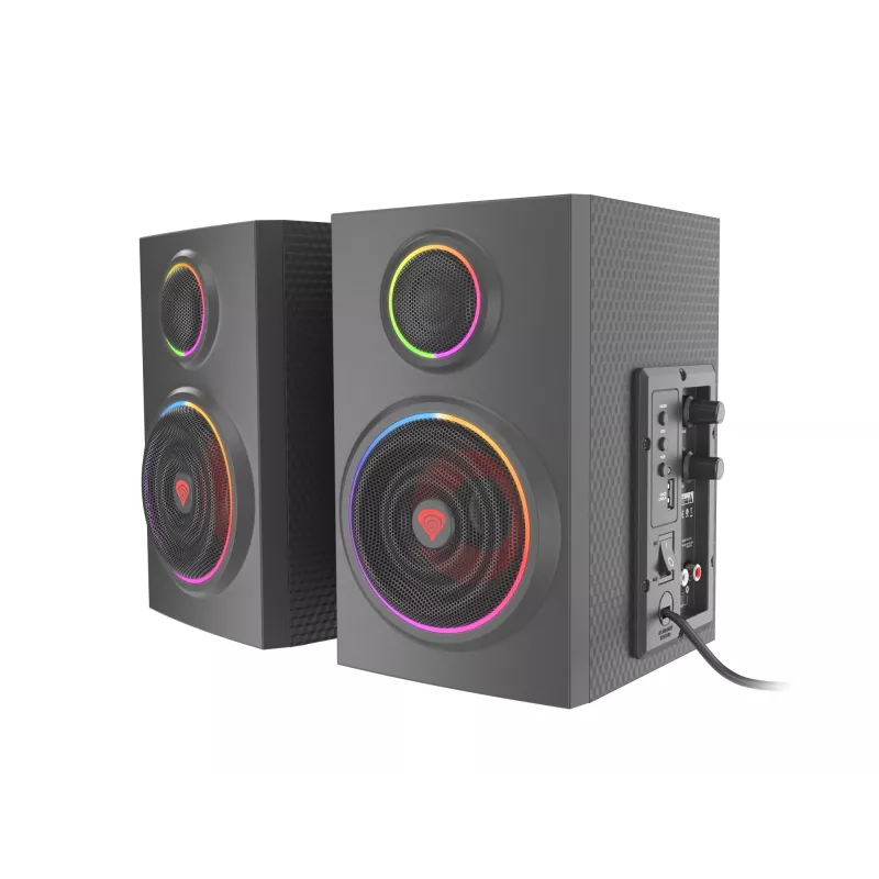 GENESIS Helium 300 BT set di altoparlanti 24 W PC/laptop nero 2.0 canali 2 vie Bluetooth