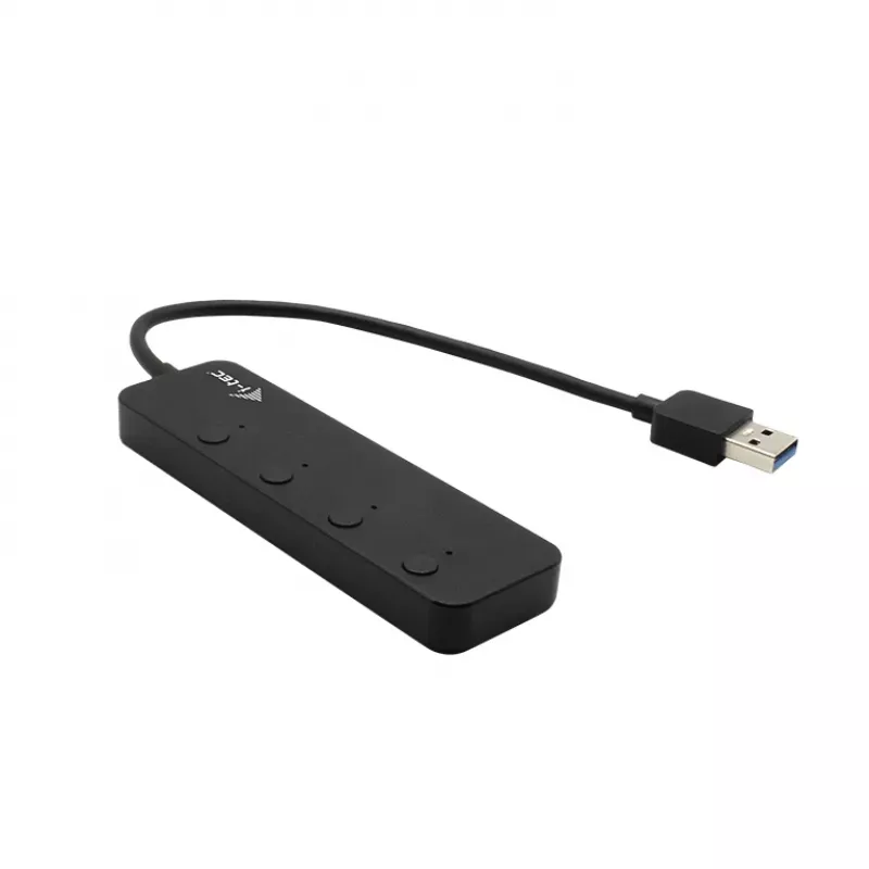 Hub USB i-tec USB 3.0 Metal HUB 4 porte con interruttori on/off individuali