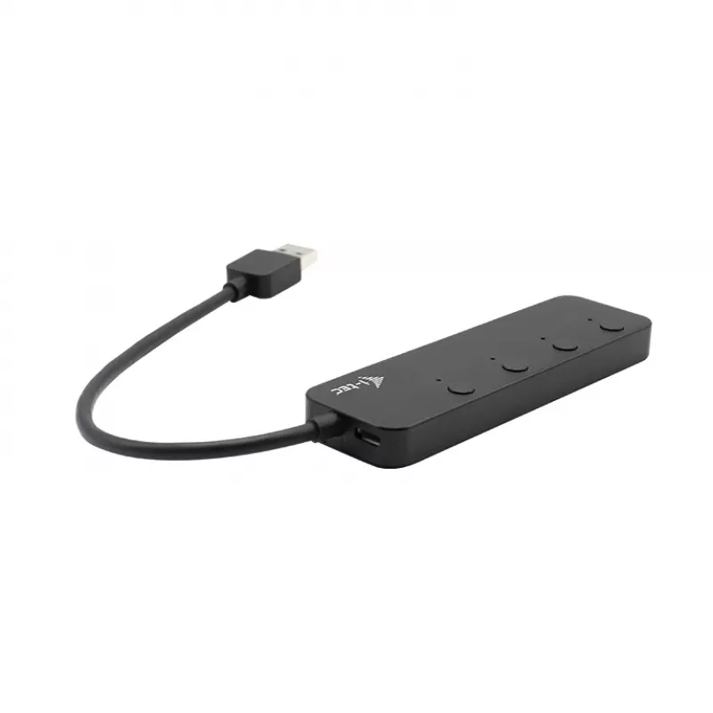 Hub USB i-tec USB 3.0 Metal HUB 4 porte con interruttori on/off individuali