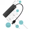 Hub USB i-tec USB 3.0 Metal HUB 4 porte con interruttori on/off individuali