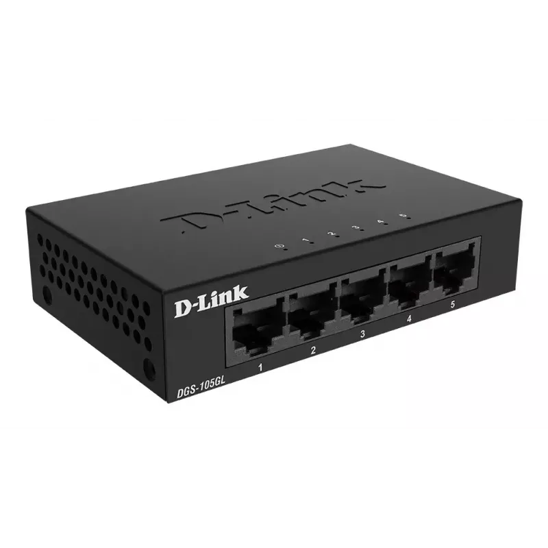 Switch di rete D-Link DGS-105GL/E non gestito Gigabit Ethernet (10/100/1000) nero