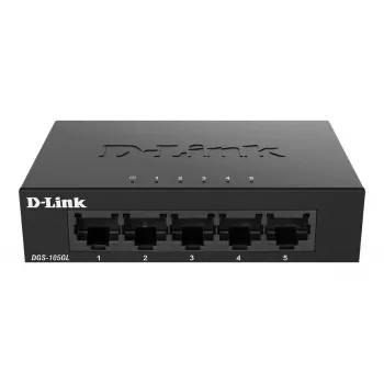 Switch di rete D-Link DGS-105GL/E non gestito Gigabit Ethernet (10/100/1000) nero
