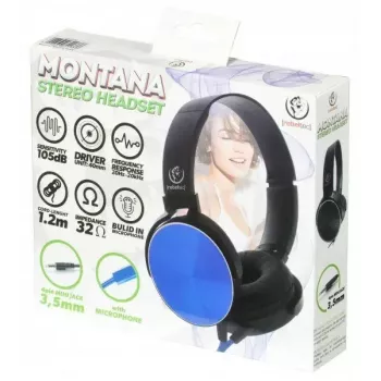 Cuffie stereo Rebeltec MONTANA BLU