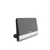 Antenna TV digitale Philips SDV6222/12, nero, argento, 48 dBi, FM, UHF, VHF, 1,8 m, 210 x 100 x 140 mm, coassiale