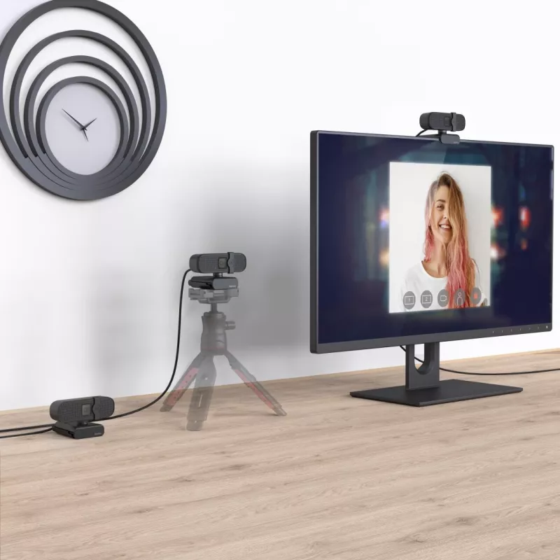 Webcam Hama C-400 2 MP 1920 x 1080 Pixel USB 2.0 nero