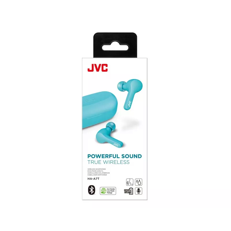 Cuffie JVC HA-A7T-AN True Wireless Stereo (TWS) In-Ear chiamate/musica Micro-USB Bluetooth blu