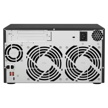 QNAP TS-873A NAS Tower Ryzen Embedded V1500B 8 GB DDR4 0 TB QNAP Turbo System nero