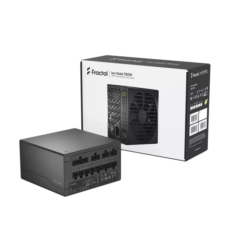 Alimentatore Fractal Design Ion+ 750W Gold 24-pin ATX ATX nero