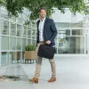 DICOTA Eco Top Traveller Base - Borsa per notebook 13-14,1 pollici - Nero / 300d RPET Poliestere