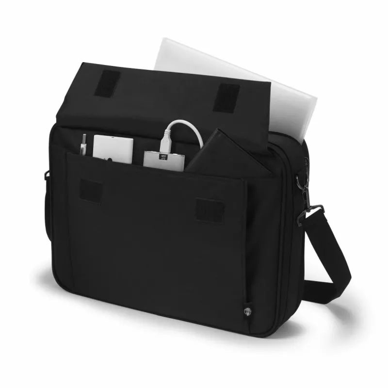 DICOTA Eco Multi Plus Base – Borsa per notebook 14-15.6 pollici – Nero / 300d RPET Poliestere