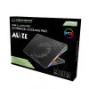 Base di raffreddamento per notebook ESPERANZA EGC101 — 1 ventola 18 cm, 76 cfm, 800 giri/min, 5 posizioni in altezza, LCD, alimentazione USB