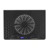 Base di raffreddamento per notebook ESPERANZA EGC101 — 1 ventola 18 cm, 76 cfm, 800 giri/min, 5 posizioni in altezza, LCD, alimentazione USB